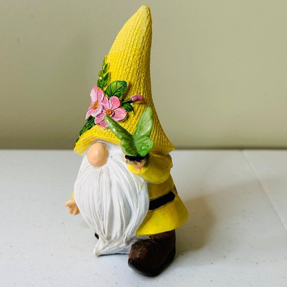 Spring Summer Easter gnomes farmhouse decoration tiered tray gnomes butterflies - Picture 9 of 14